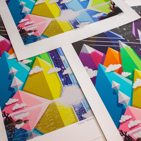 COSMIC CASCADES - Limited Edition Print