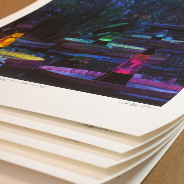 LAVAS ON THE LILIES - Limited Edition Print