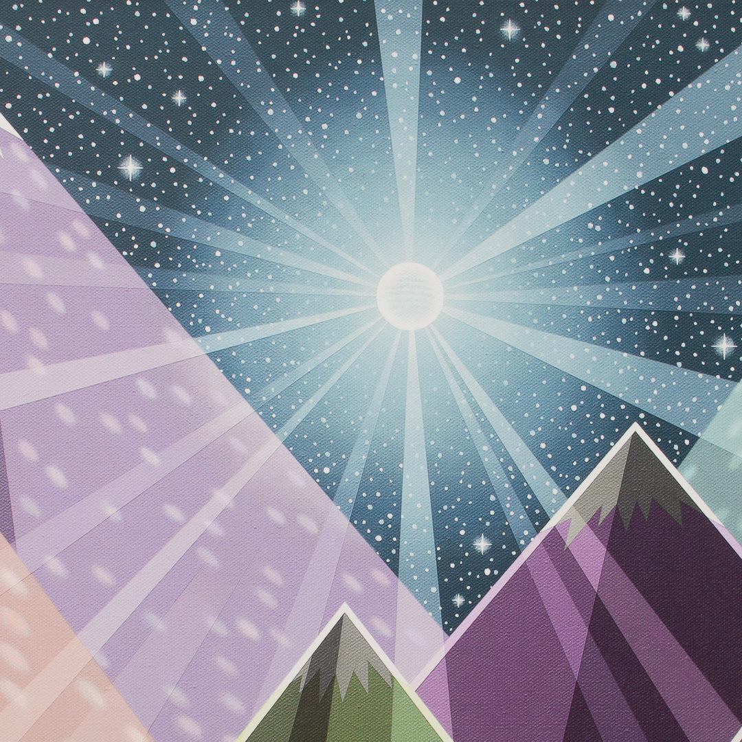 VALLEY OF THE DISCO MOON Limited Edition Print Space Velvet